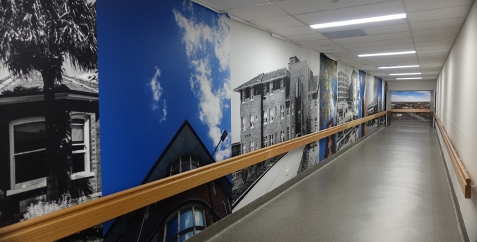 St George Hospital Refurbishment Feature Walls