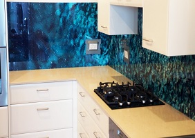 Ocean Printed Kitchen Glass Splashback – Dover Heights