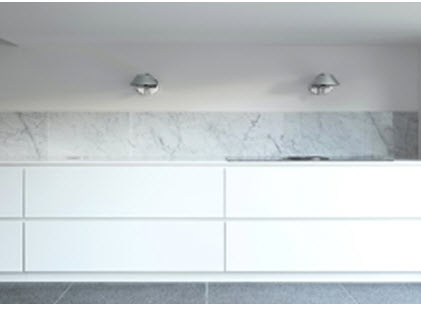  natural stone image printed on kitchen glass splashback