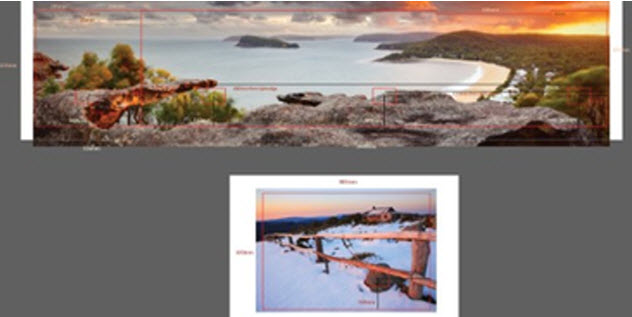 Artwork proof example for kitchen glass splashback