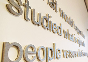 Gallup Office Foyer Signage